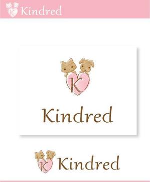 mizuho_ (mizuho_)さんの子犬のブリーダー直販サイト「Kindred」のロゴへの提案