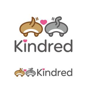 mu_cha (mu_cha)さんの子犬のブリーダー直販サイト「Kindred」のロゴへの提案