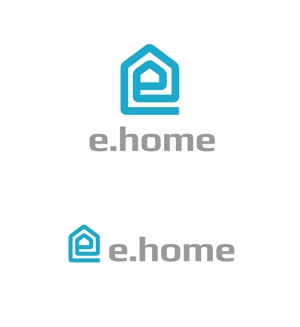 gchouさんの【e.ホーム】又は【e.home】」のロゴ作成への提案