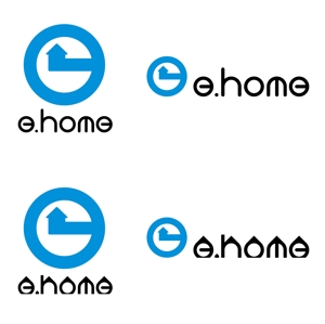 VOICEさんの【e.ホーム】又は【e.home】」のロゴ作成への提案