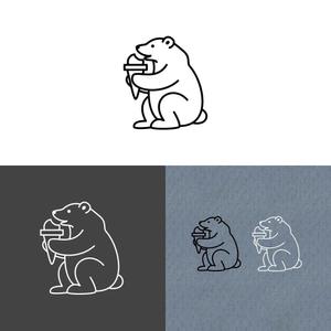 sumlabo (rin_wd)さんのアウトドア商品にプリントする『アイスまたはかき氷を食べているクマ』のイラストへの提案