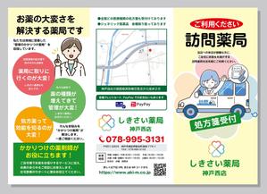 ICDO (iwaichi)さんの薬局の店舗案内パンフレットへの提案