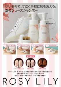 teck (teck)さんの洗い流さないシューズシャンプーの店頭用POPの作成をお願いします。への提案