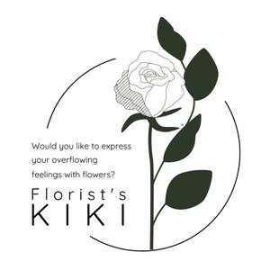 アトリエ ほくほく (hokuhokuma)さんのフラワーショップ「KIKI」のロゴへの提案