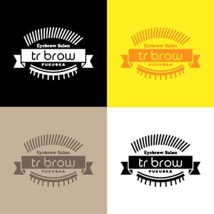 きいろしん (kiirosin)さんの眉毛サロン『tr brow』のロゴイラスト募集への提案