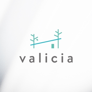 BUTTER GRAPHICS (tsukasa110)さんの注文住宅会社商品の「valicia」（ヴァリシア）のロゴ（商標登録なし）への提案
