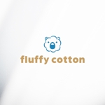 BUTTER GRAPHICS (tsukasa110)さんのハンドメイドショップサイト「fluffy cotton」のロゴへの提案