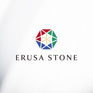 BUTTER GRAPHICS (tsukasa110)さんの貴石、半貴石を使用したアクセサリーやパーツ販売のネットショップ【ERUSA STONE】のロゴへの提案