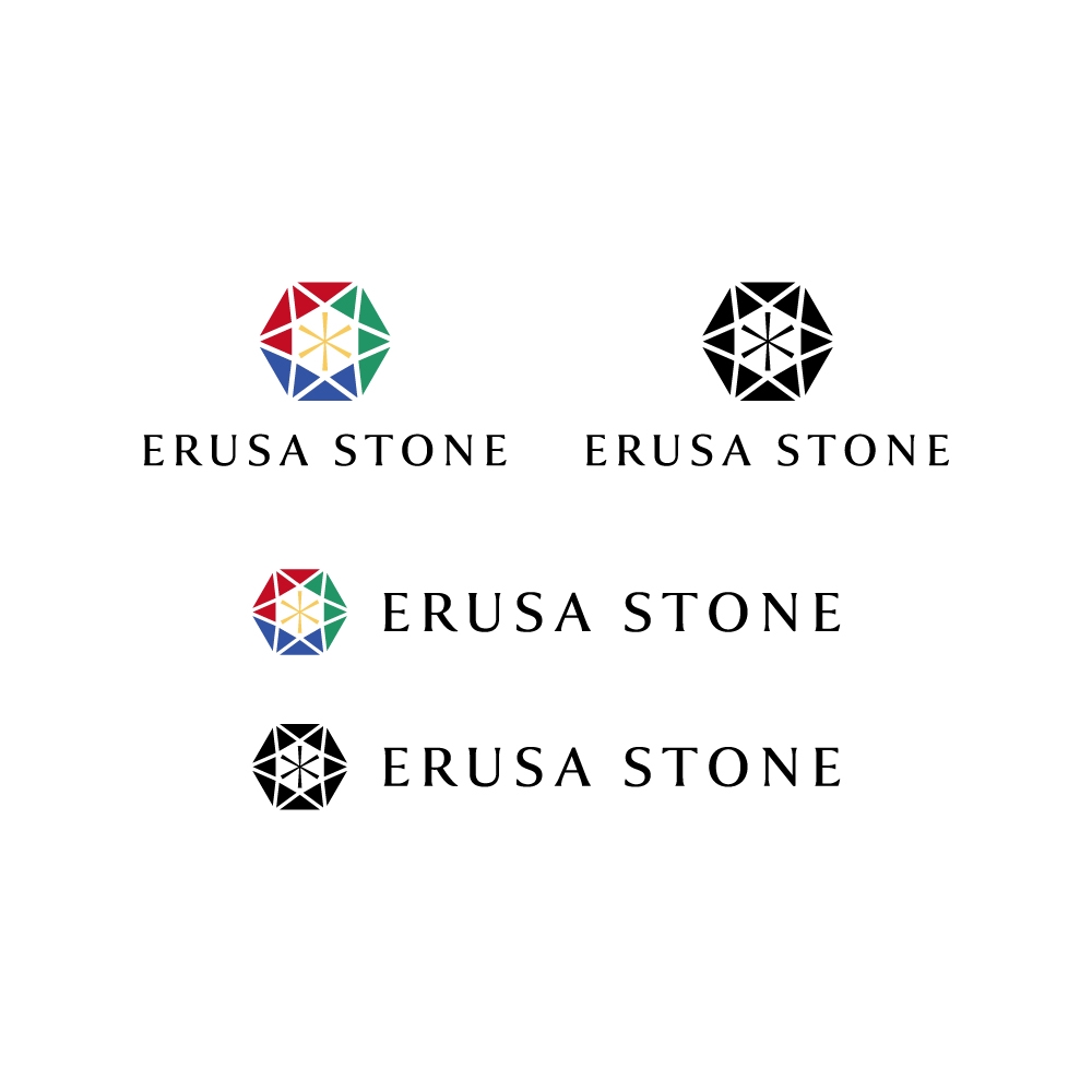 貴石、半貴石を使用したアクセサリーやパーツ販売のネットショップ【ERUSA STONE】のロゴ