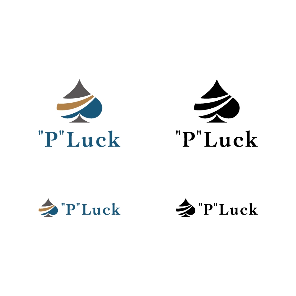 オーダースーツ「"P"Luck」のロゴ