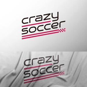 BUTTER GRAPHICS (tsukasa110)さんのサッカーアパレルブランド「crazy soccer」のロゴデザイン依頼★への提案