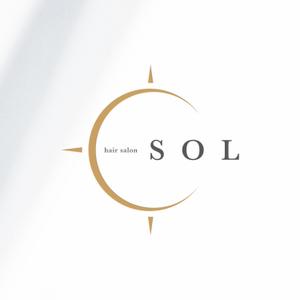BUTTER GRAPHICS (tsukasa110)さんの美容室　SOL ロゴへの提案