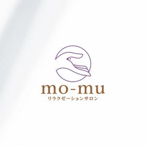 BUTTER GRAPHICS (tsukasa110)さんのマッサージ（リラクゼーションサロン）「ｍｏ-ｍｕ」のロゴへの提案