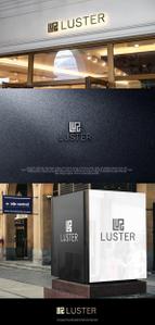 NJONESKYDWS (NJONES)さんのアパレルブランド「LUSTER」(ラスター)のシンボルマーク付きロゴへの提案