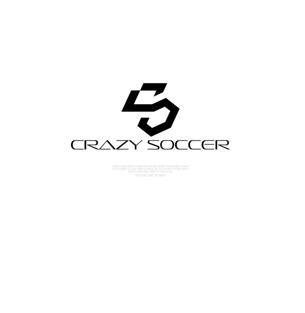 サッカーアパレルブランド「crazy soccer」のロゴデザイン依頼★