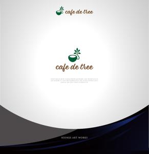 NJONESKYDWS (NJONES)さんのカフェ「cafe de tree」のロゴへの提案