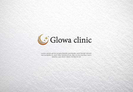 NJONESKYDWS (NJONES)さんの美容整形クリニック「Glowa　clinic」のロゴ・サインへの提案
