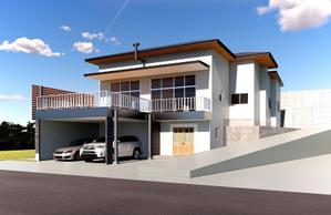 j4.5 (yps3333)さんの【住宅兼別荘の大屋根部分のデザインパース（４方向）作成依頼】への提案