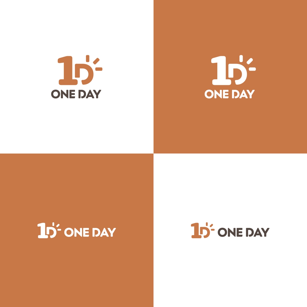 児童発達支援・放課後等デイサービスの「ONE DAY」ロゴ作成