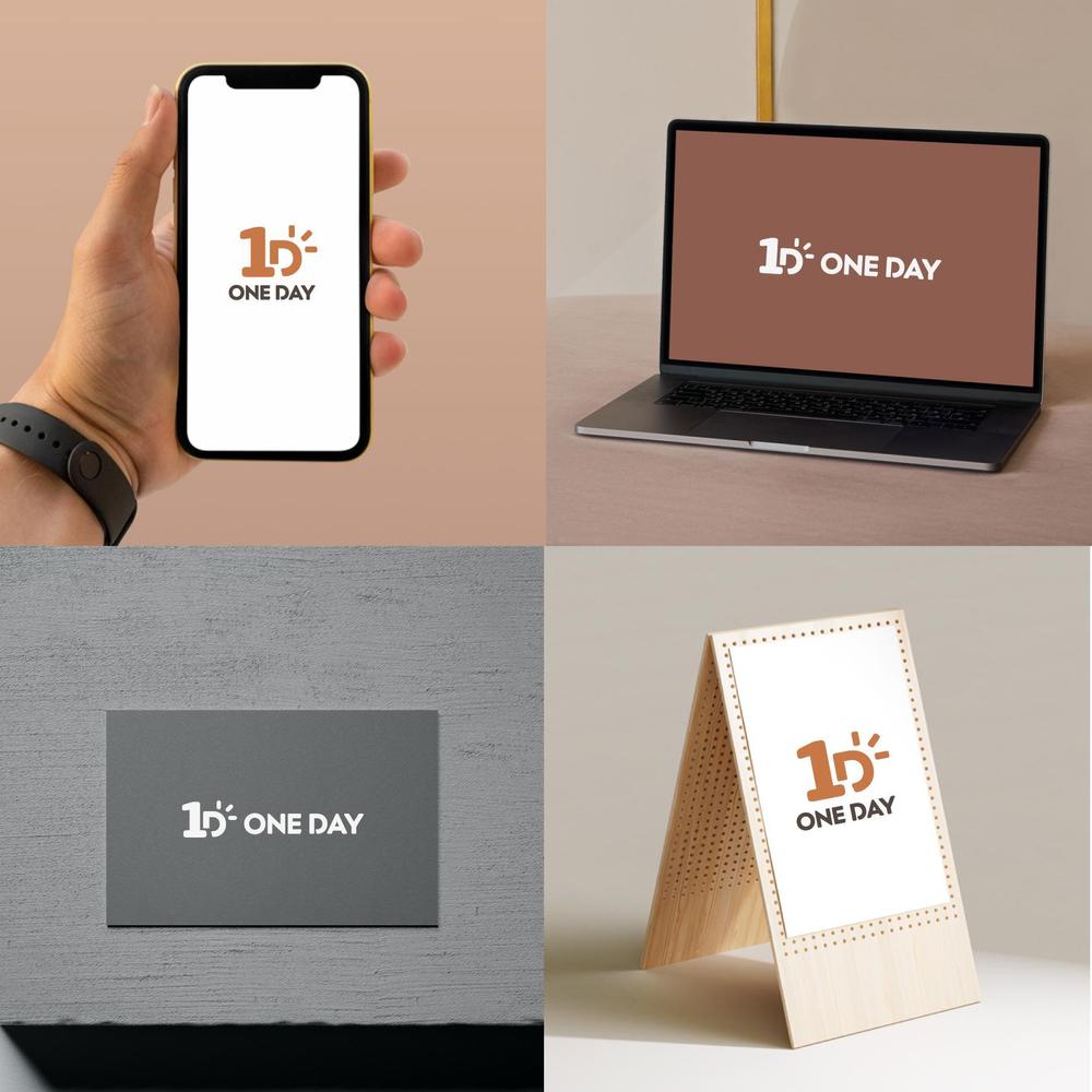 児童発達支援・放課後等デイサービスの「ONE DAY」ロゴ作成
