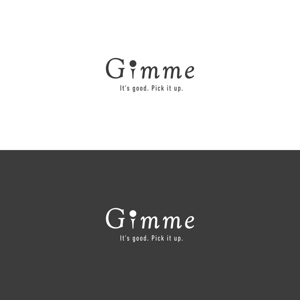 アパレルブランドのGimmeのロゴ