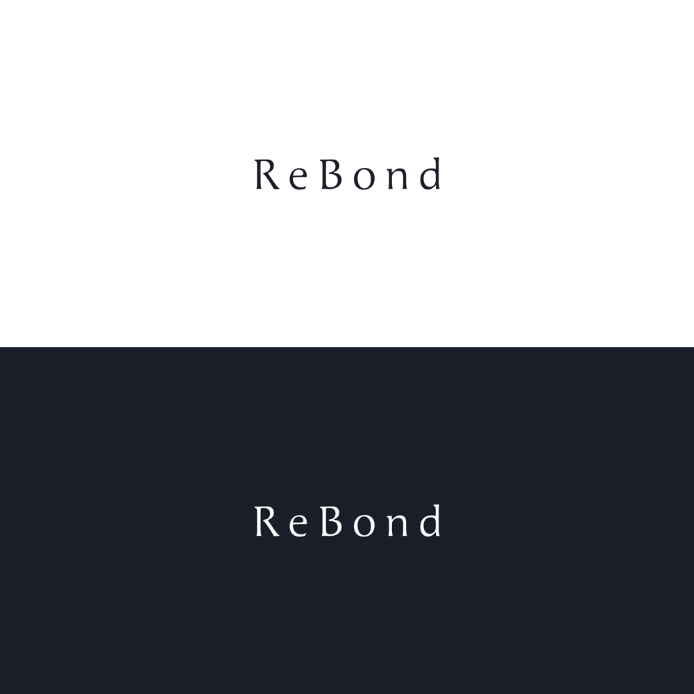 ヘアケアブランド「ReBond」のロゴ