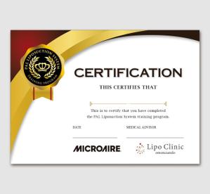 SI-design (lanpee)さんの医師向けのCertification(認定証)のデザインへの提案