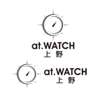 calimbo goto (calimbo)さんの都内時計店「at.WATCH 上野」のロゴへの提案
