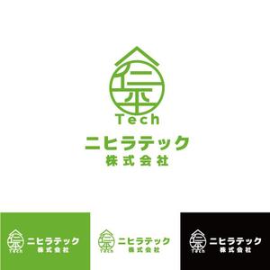 O-tani (sorachienakayoshi)さんの北海道帯広市を拠点に法人・個人向けに建築板金業を営む「ニヒラテック株式会社」のロゴへの提案