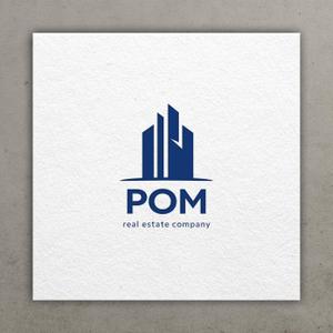 Fuku (fff_rm)さんの不動産会社『POM』のロゴ作成への提案