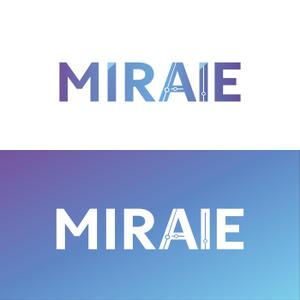 Fuku (fff_rm)さんの未来教育株式会社の企業ロゴ。「MIRAIE」　をブランドロゴとし、その文字の中のＡＩを色変化への提案
