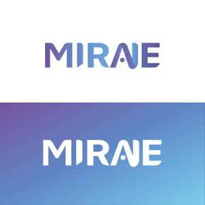 Fuku (fff_rm)さんの未来教育株式会社の企業ロゴ。「MIRAIE」　をブランドロゴとし、その文字の中のＡＩを色変化への提案