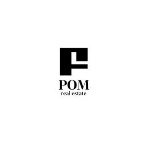 plus X (april48)さんの不動産会社『POM』のロゴ作成への提案