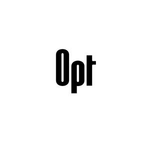 plus X (april48)さんのシンプル＆高品質なビジネス仕様の滞在施設「Opt」のロゴ（看板）への提案