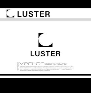 chopin（ショパン） (chopin1810liszt)さんのアパレルブランド「LUSTER」(ラスター)のシンボルマーク付きロゴへの提案