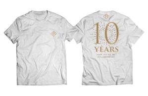 C DESIGN (conifer)さんのTシャツデザイン：IT企業の10周年記念への提案