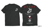 C DESIGN (conifer)さんのモーターサイクルショー出展の為のスタッフTシャツのデザインへの提案