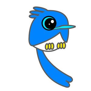 催花雨 (ami-tkz)さんの歯科医院のロゴの色調と「サンコウチョウ」に似せたキャラクターへの提案