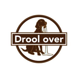 rie works (rieworks)さんの犬のオヤツ製造販売のお店　［Drool over］のロゴへの提案