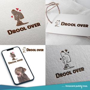 Innocent public tree (nekosu)さんの犬のオヤツ製造販売のお店　［Drool over］のロゴへの提案
