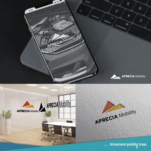 Innocent public tree (nekosu)さんの会社「APRECIA Mobility」のロゴへの提案
