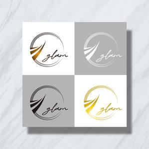 ukokkei (ukokkei)さんの美容室「glam」のロゴへの提案