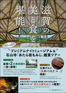 takeworks (takeworks)さんの滋賀県立美術館ナイトツアー募集チラシへの提案