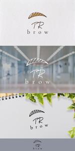 nakagami (nakagami3)さんの眉毛サロン『tr brow』のロゴイラスト募集への提案