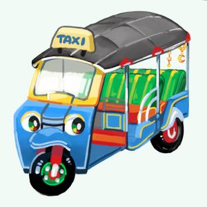 chinamoZ (chinamoZ)さんのアジアのバイク「トゥクトゥク」をモチーフにしたキャラクター制作への提案