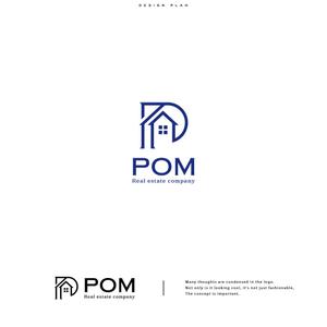 ひのとり (hinotori)さんの不動産会社『POM』のロゴ作成への提案