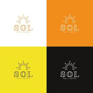 DeeDeeGraphics (DeeDeeGraphics)さんの美容室　SOL ロゴへの提案