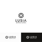 DeeDeeGraphics (DeeDeeGraphics)さんの新しい歯科医院「LUSIA DENTAL CLINIC」のロゴデザインおよびタイポグラフィへの提案