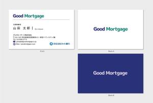 hautu (hautu)さんの住信SBIネット銀行代理業者「グッドモーゲージ株式会社」の名刺デザインへの提案
