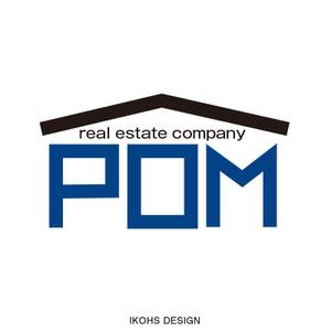 IKOHS DESIGN (ikohs-design)さんの不動産会社『POM』のロゴ作成への提案